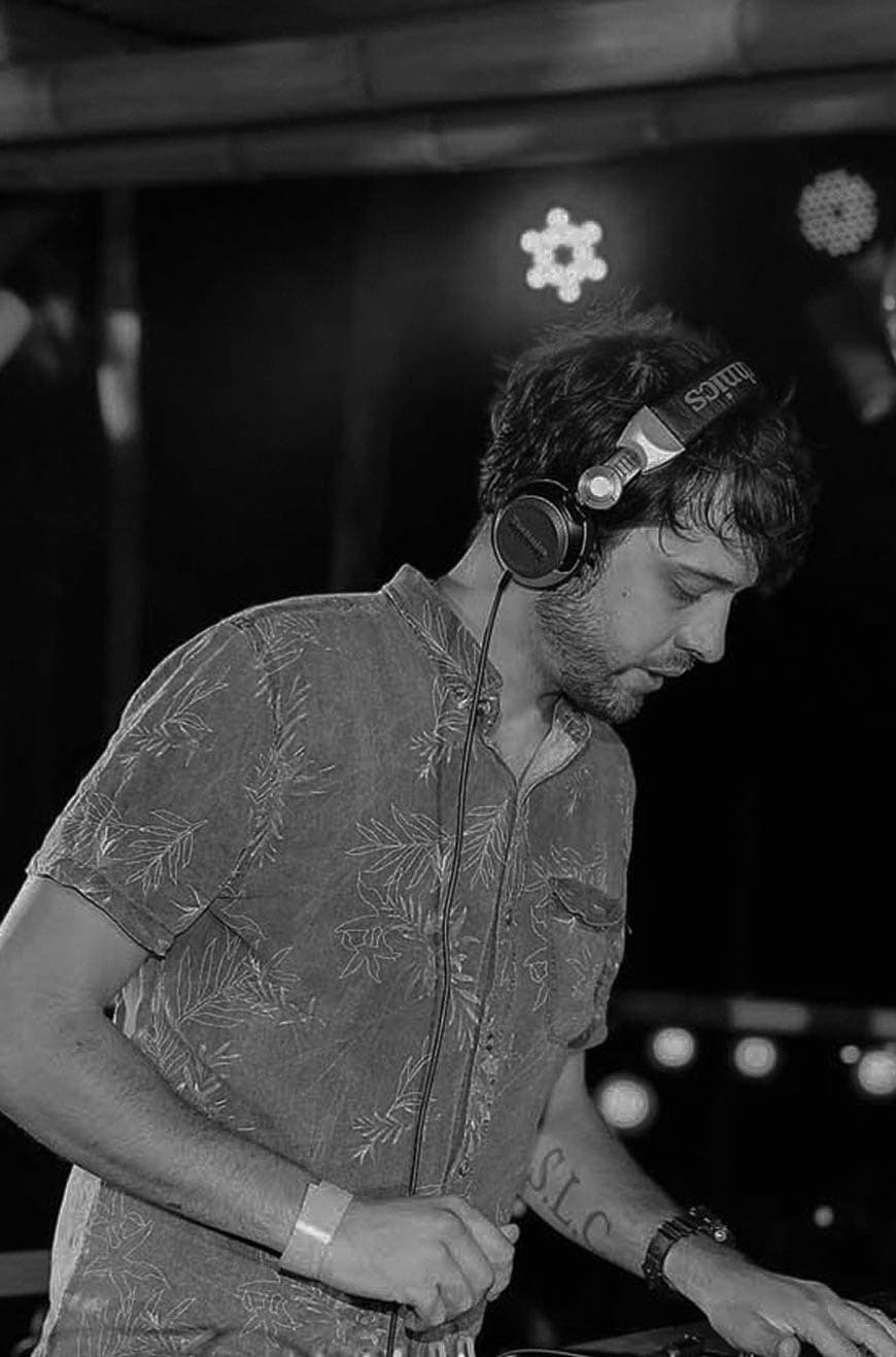 DJ performing at Finns night party